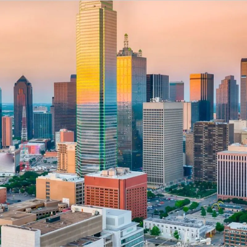Dallas/Fort Worth Texas Sky Line